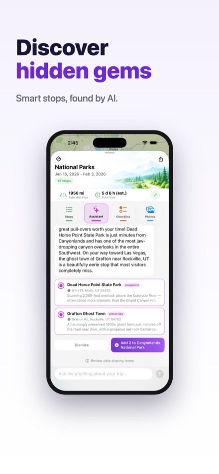Mapsiti screenshot — discover hidden gems with AI