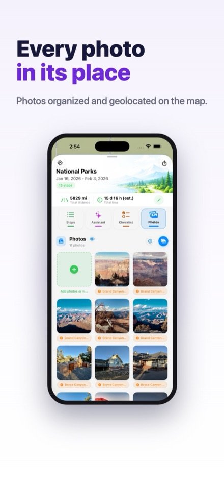 Mapsiti screenshot — every photo in its place